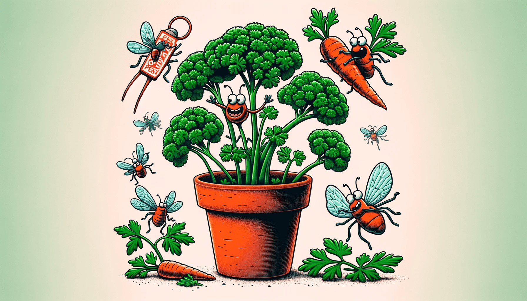 Parsley Garden Bug Repellent