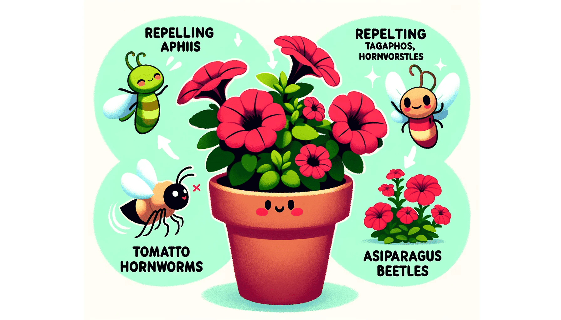 Petunias Pest Repellent Flowers