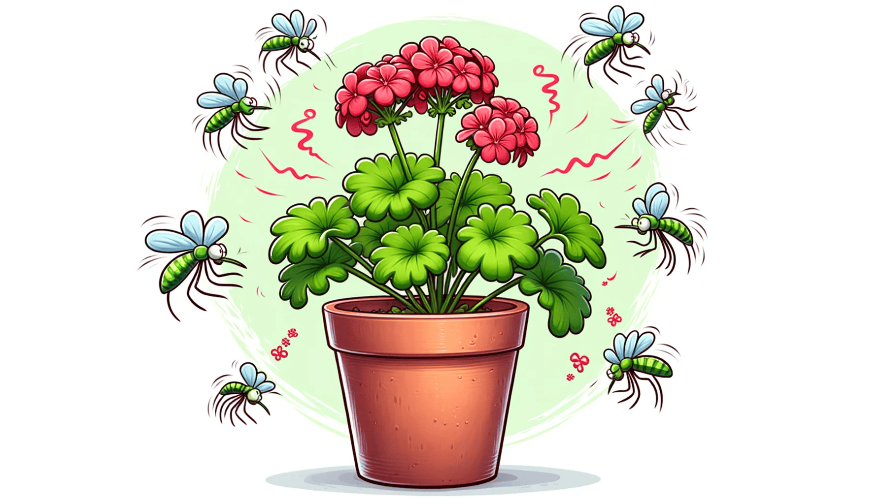 Scented Geraniums Bug Barrier